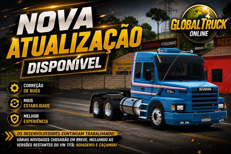 Global Truck Online recebe nova atualização com correções importantes